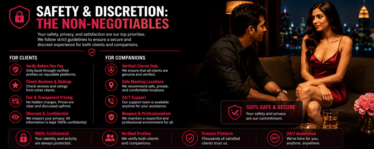 Safety & Discretion To Book Escorts Safety & Discretion To Book Escorts